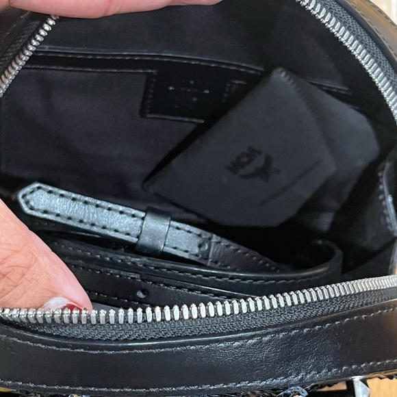 MCM Rare Essential Visetos Sequin Mini Bag With COA, Dust Bag & crossbody strap - Picture 7 of 9